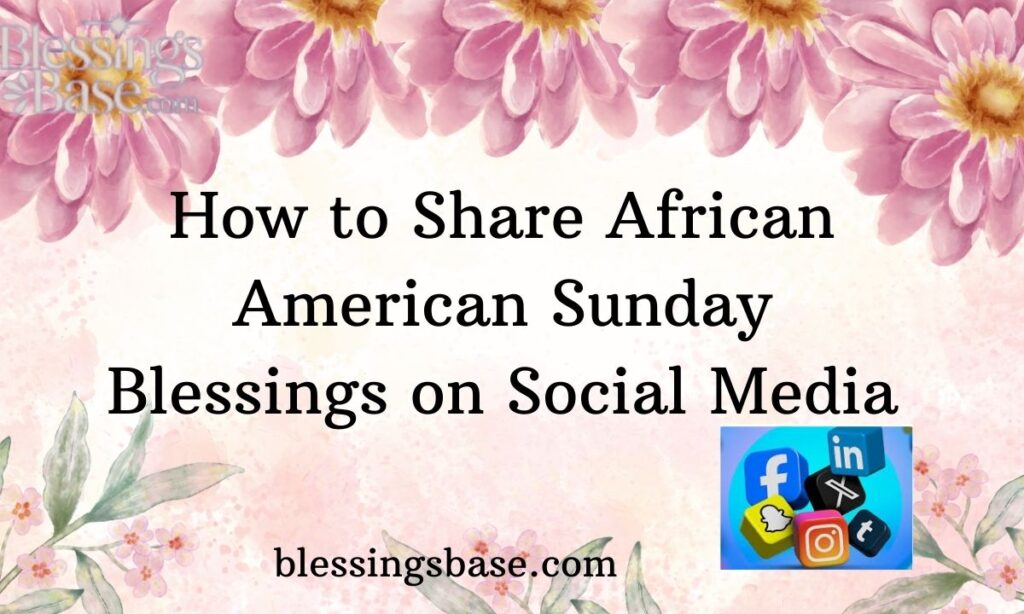 African American Sunday Blessings 