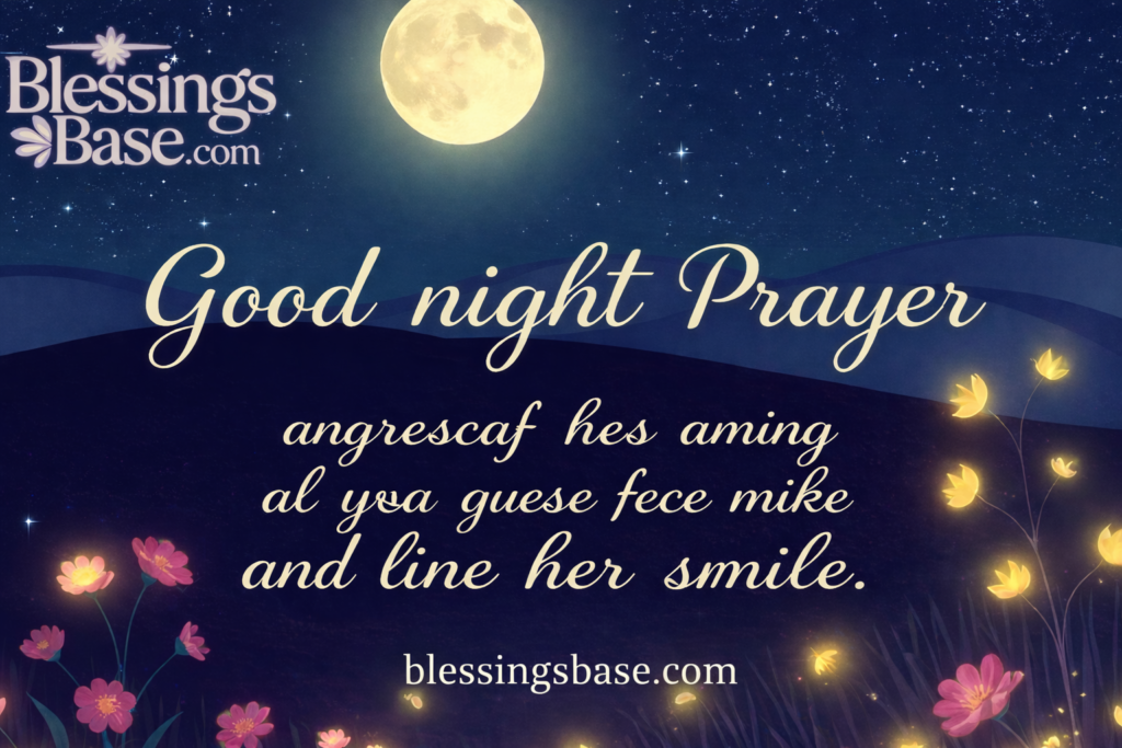  Good Night Prayer