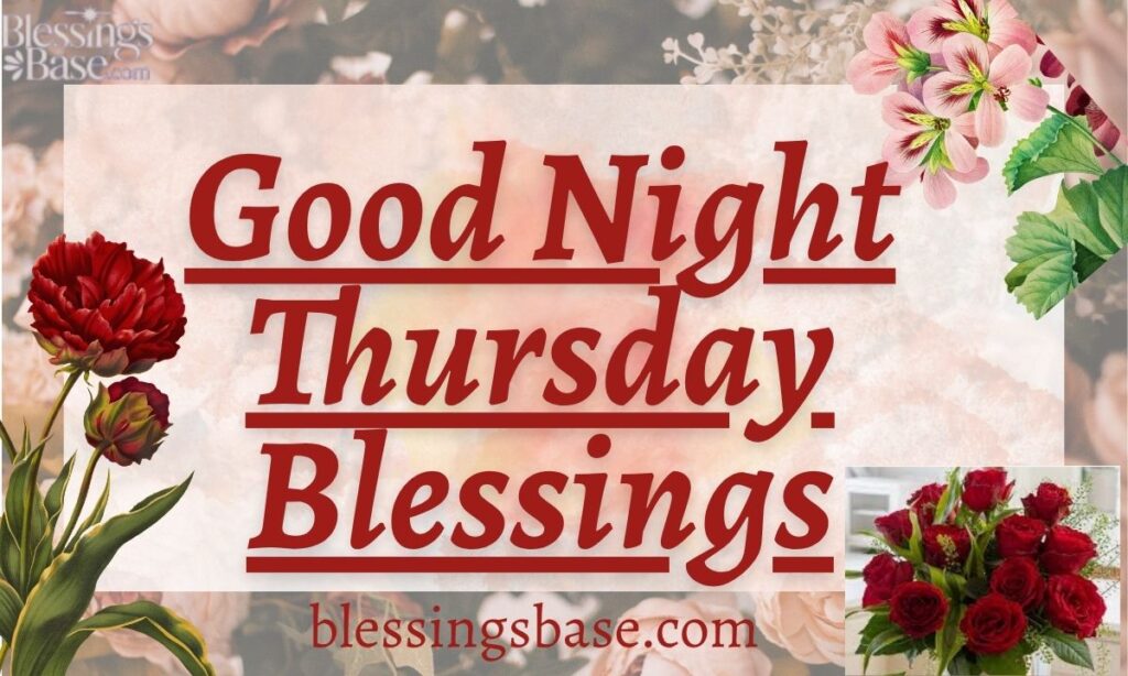 Good Night Thursday Blessings
