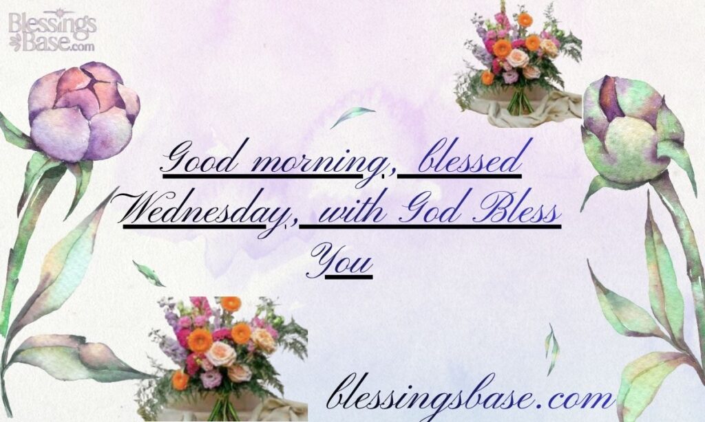 Free Good Morning Wednesday Blessings Images