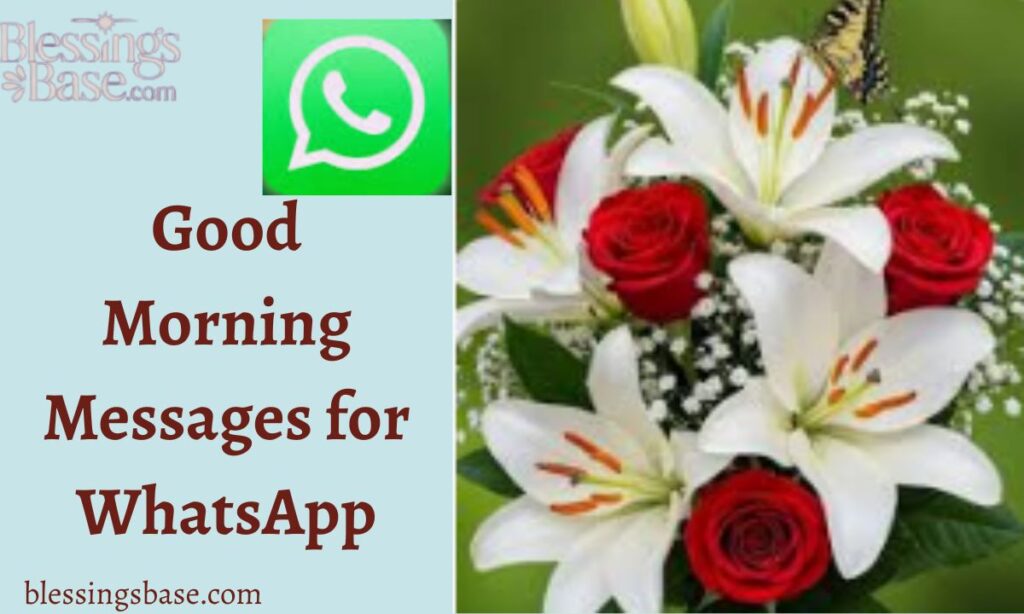 Good Morning Messages for WhatsApp
