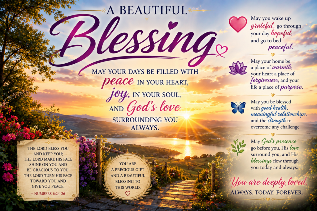 What is a beautiful blessing? 