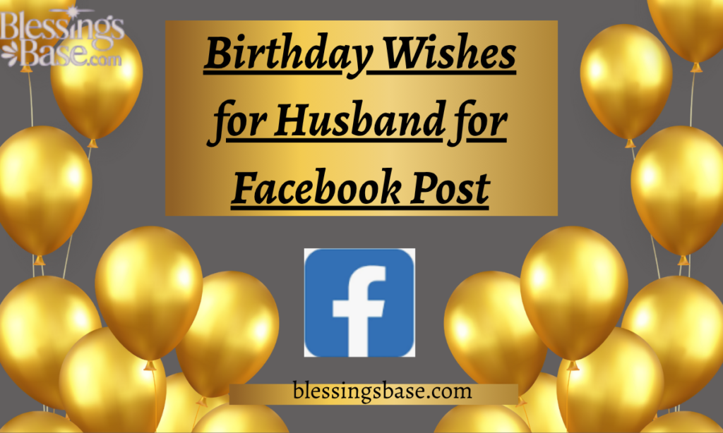 Birthday Wishes for Husband for Facebook Post