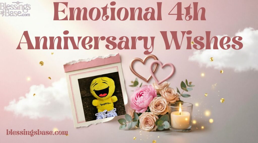 Emotional 4th Anniversary Wishes