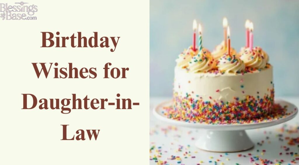 Birthday Wishes for Daughter-in-Law