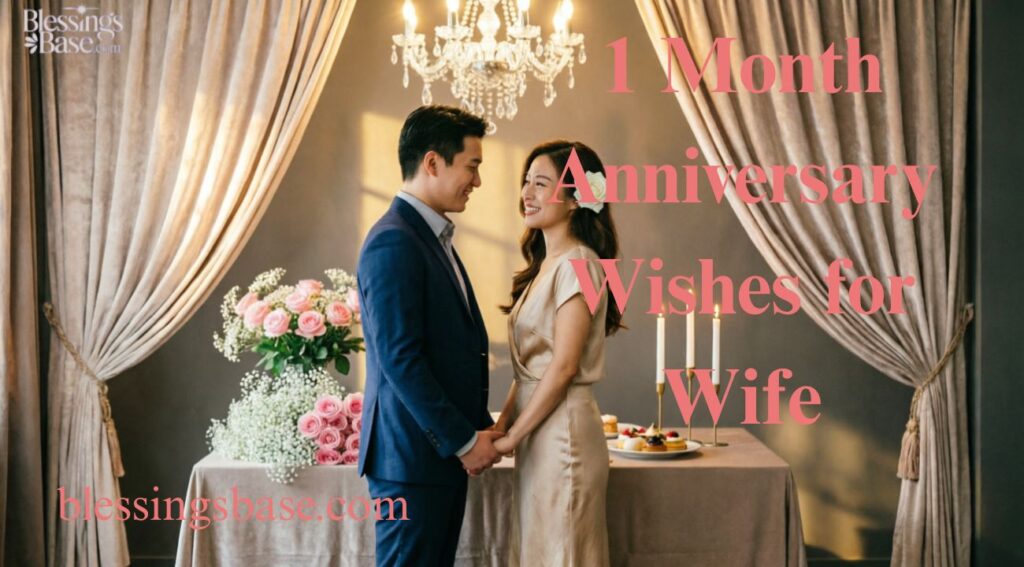 1 Month Anniversary Wishes for Wife