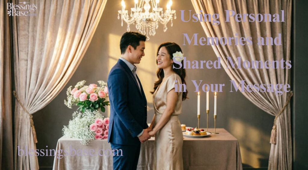 Using Personal Memories and Shared Moments in Your Message