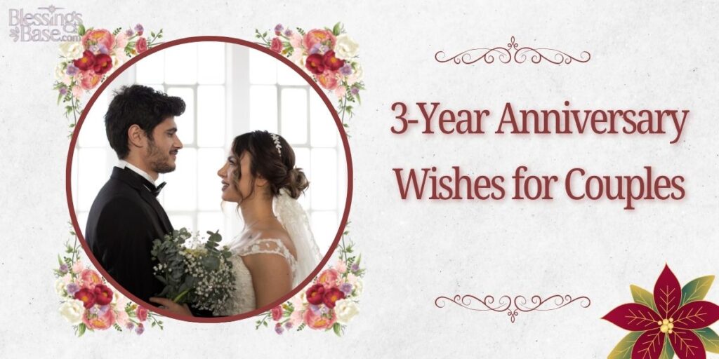 3-Year Anniversary Wishes for Couples