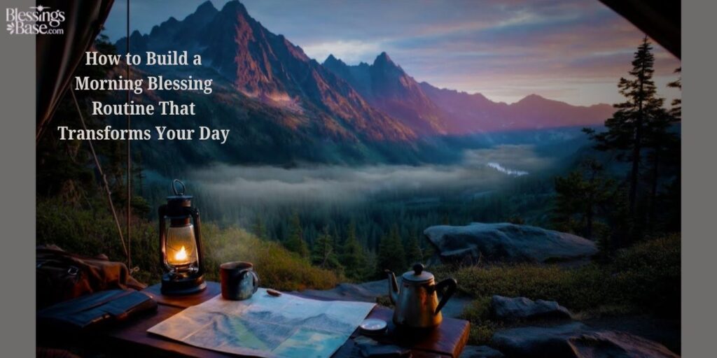 How to Build a Morning Blessing Routine That Transforms Your Day