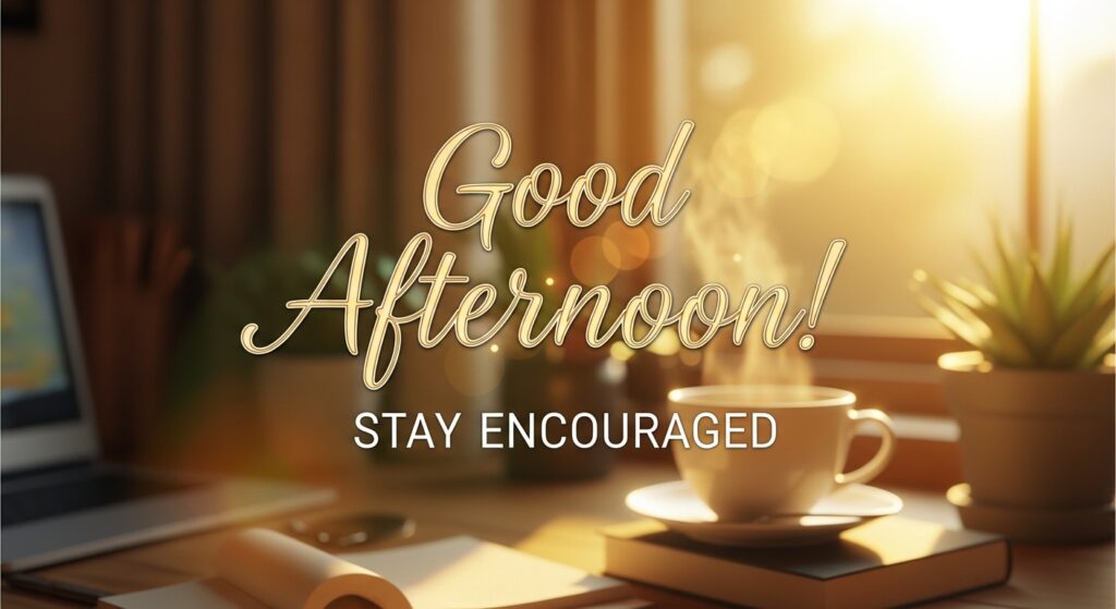 Motivational Good Afternoon Messages to Stay Encouraged