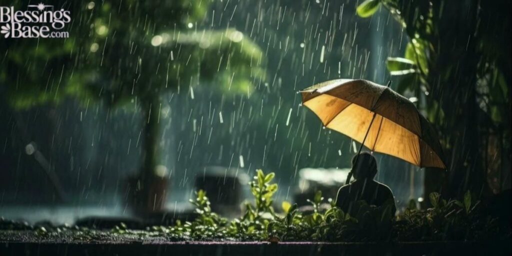 Rainy Day Blessings for Mental Peace and Healing