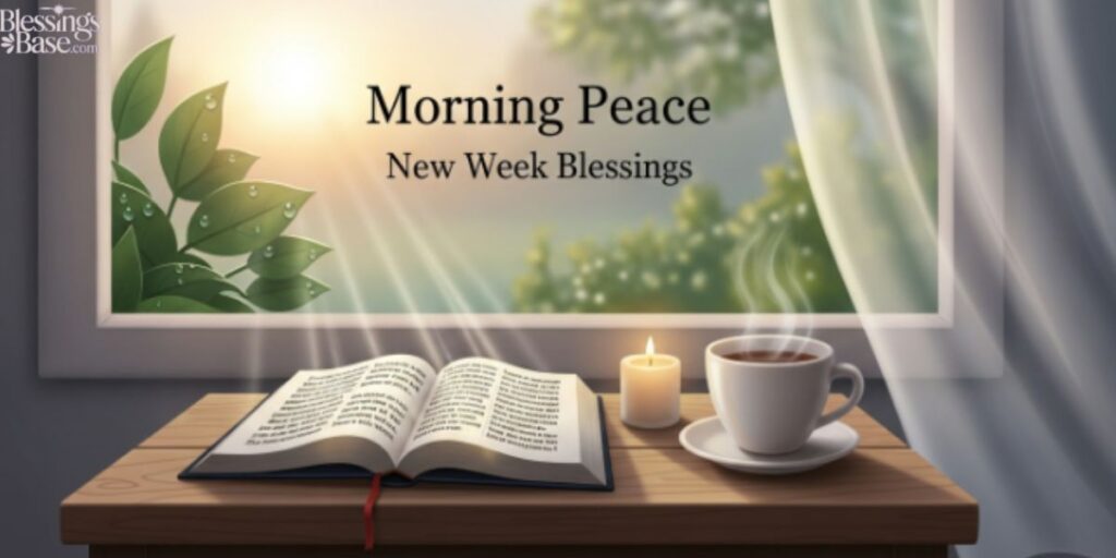 New Week Prayers and Blessings for Morning Peace
