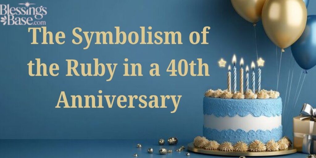 The Symbolism of the Ruby in a 40th Anniversary