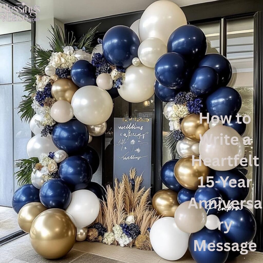 How to Write a Heartfelt 15-Year Anniversary Message