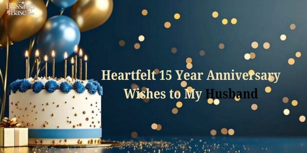 Heartfelt 15 Year Anniversary Wishes to My Husband