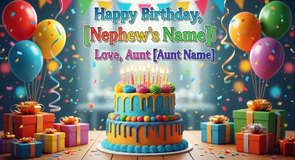 Birthday Wishes for Nephew from Aunt