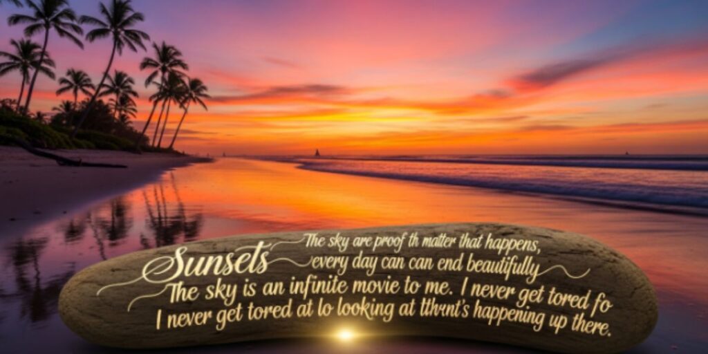 Beautiful Sunset Quotes and Evening Sky Captions