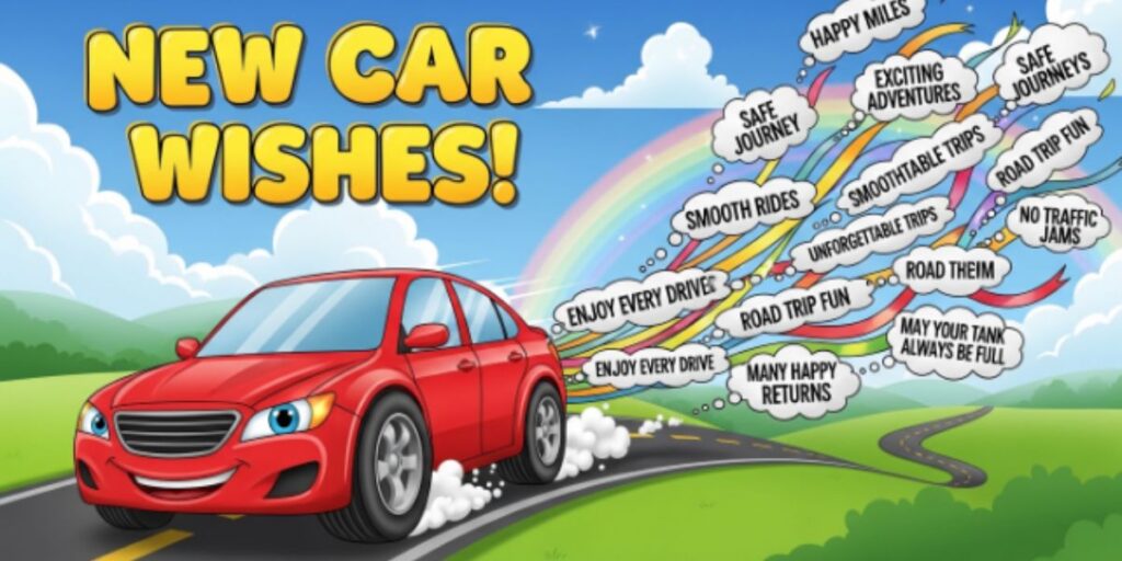 New Car Wishes in Different Styles and Lengths