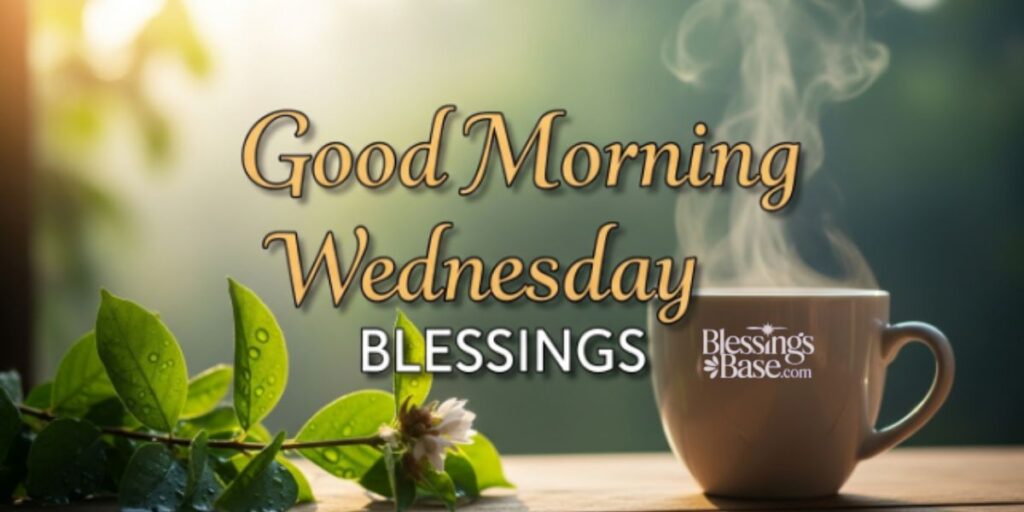 Good Morning Wednesday Blessings