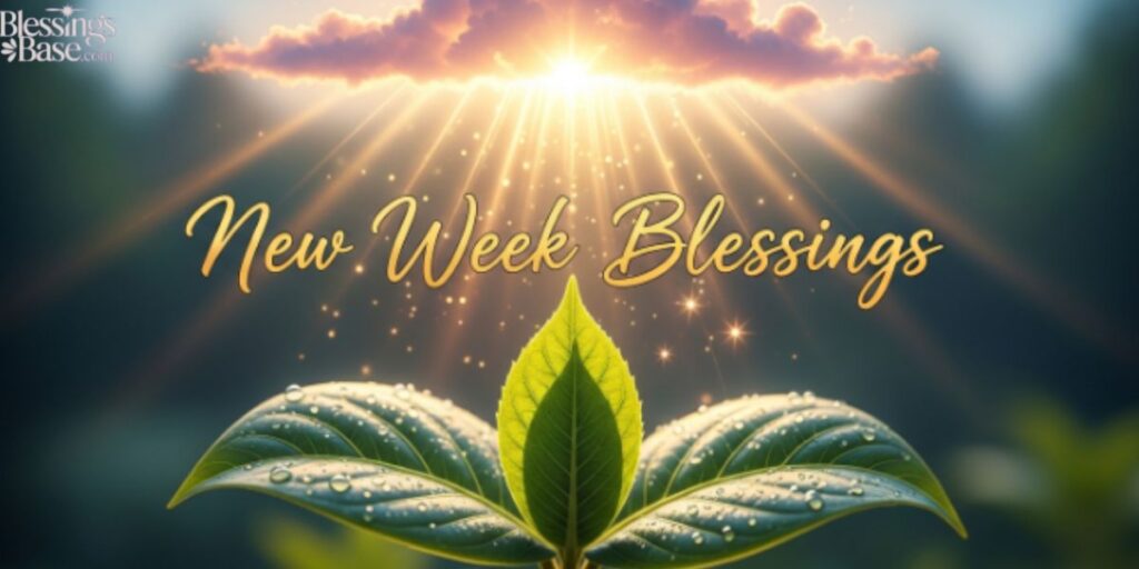 Introduction to New Week Blessings