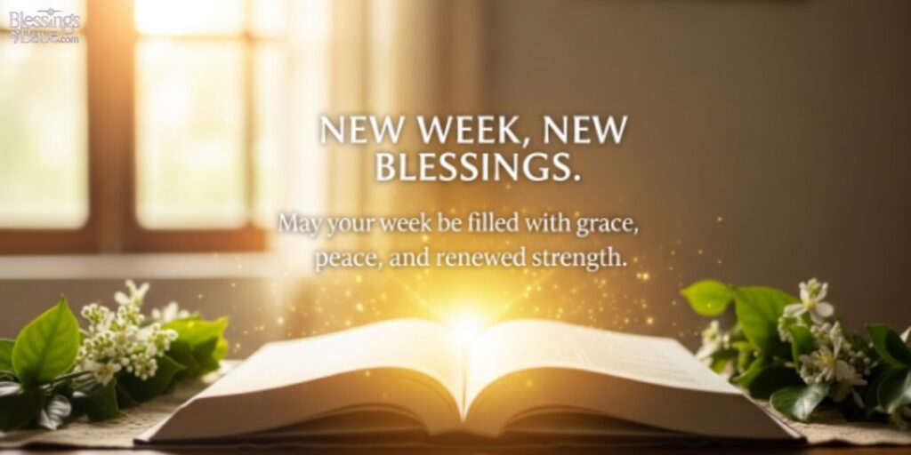 Blessings for a New Week to Share with Loved Ones