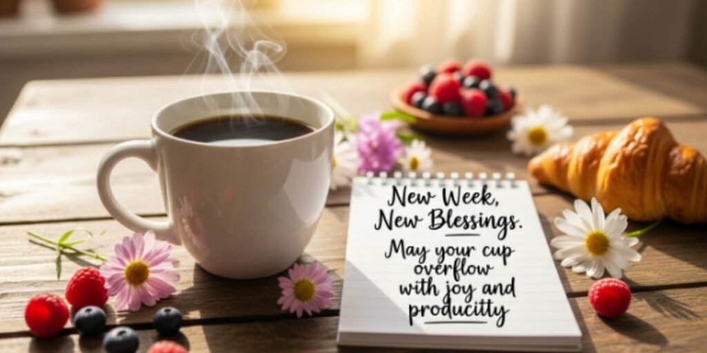 New Week Blessings Quotes for Morning Inspiration