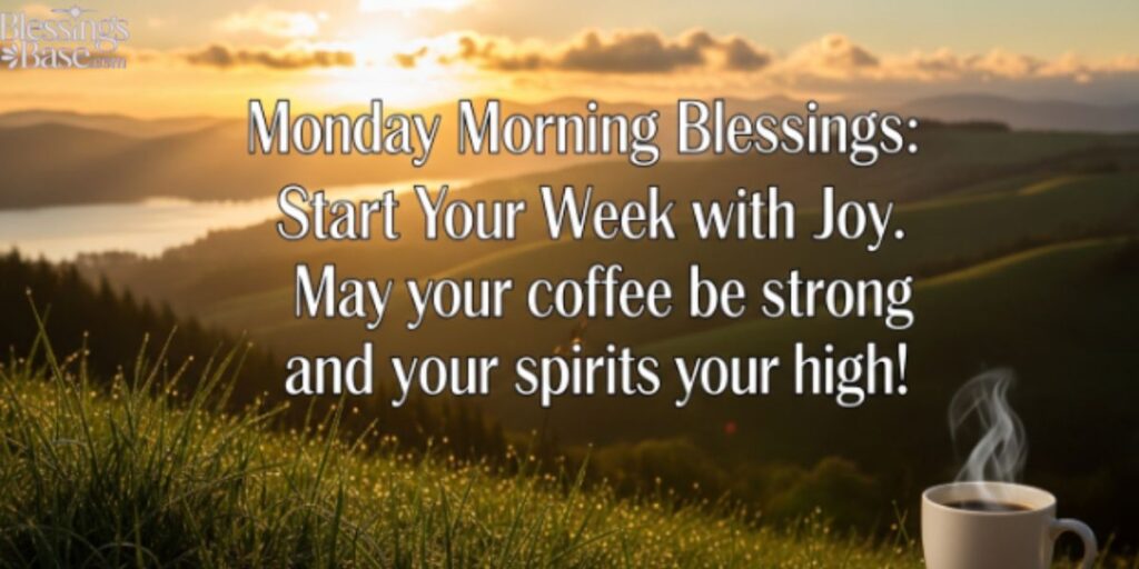 Monday Morning Blessings Quotes to Start Your Week with Joy