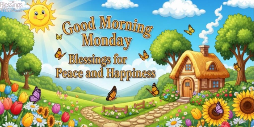 Good Morning Monday Blessings for Peace and Happiness