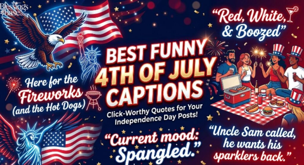 Best Funny 4th of July Captions