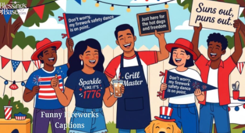 Funny Fireworks Captions