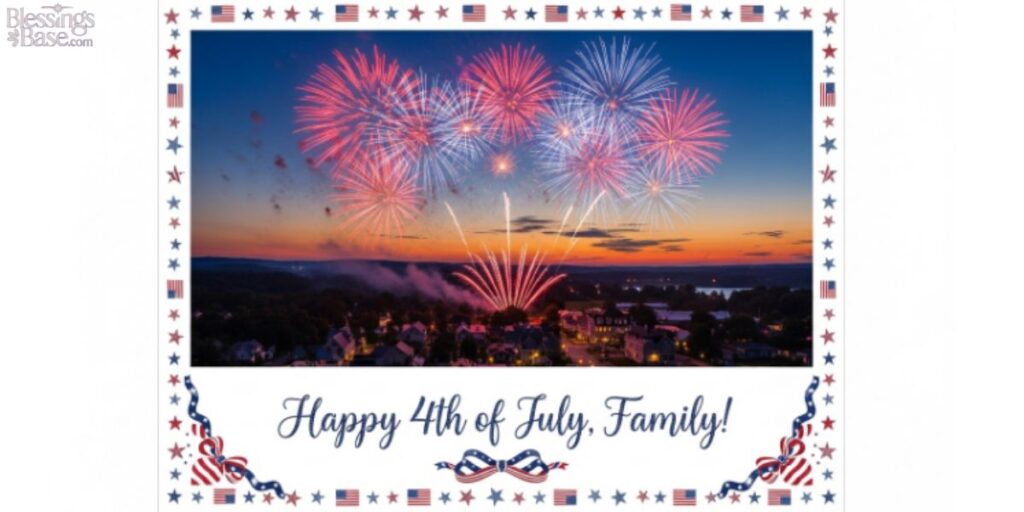 4th of July Card Messages for Family