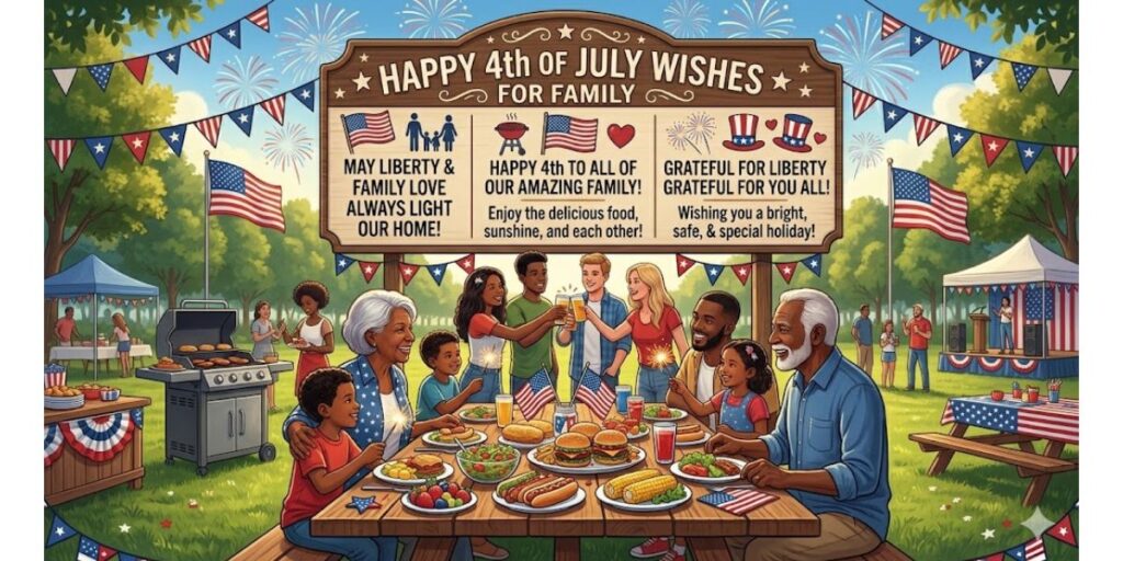Happy 4th of July Wishes for Family