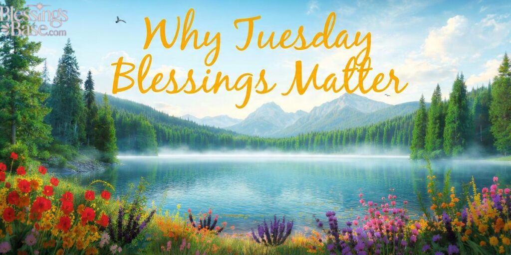 Why Tuesday Blessings Matter