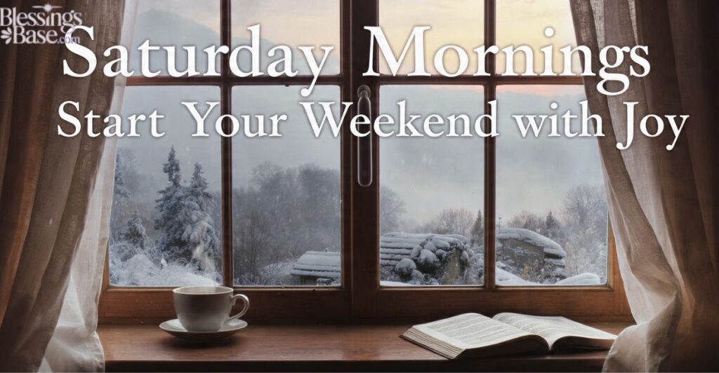 Saturday Morning Blessings to Start Your Weekend with Joy