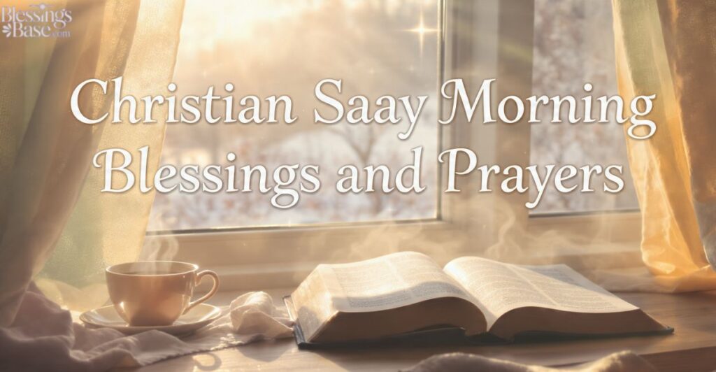 Christian Saturday Morning Blessings and Prayers