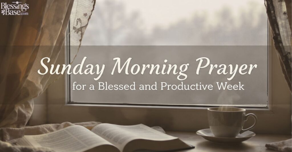 Sunday Prayer Blessings for Strength and Guidance