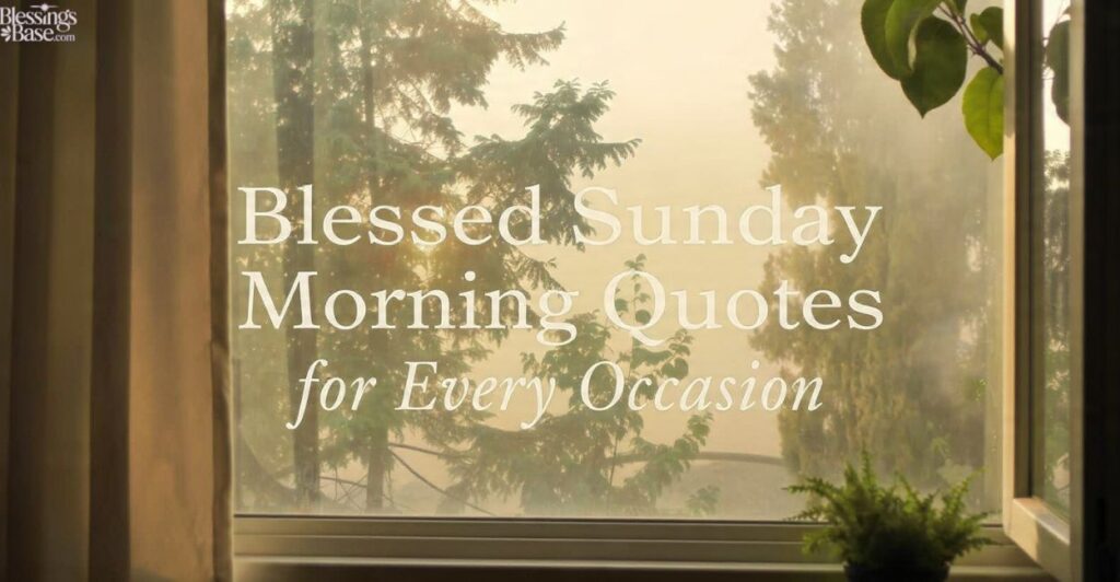 Sunday Morning Prayer for a Blessed and Productive Week