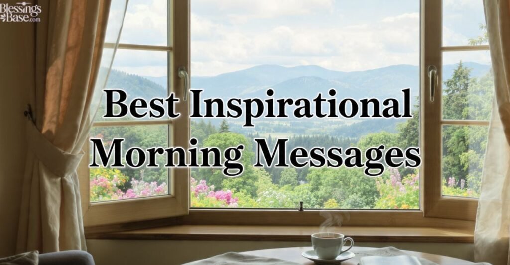 Best Inspirational Morning Messages