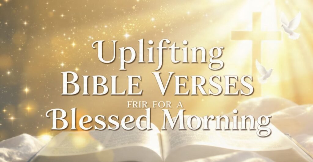Uplifting Bible Verses for a Blessed Morning
