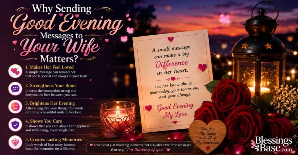 Why Sending Good Evening Messages to Your Wife Matters?