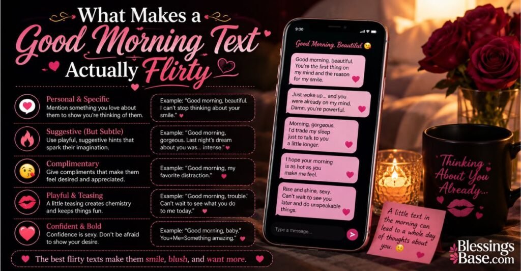 What Makes a Good Morning Text Actually Flirty
