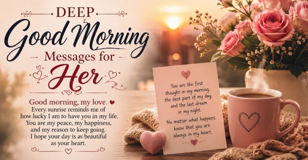 Deep Good Morning Messages for Her