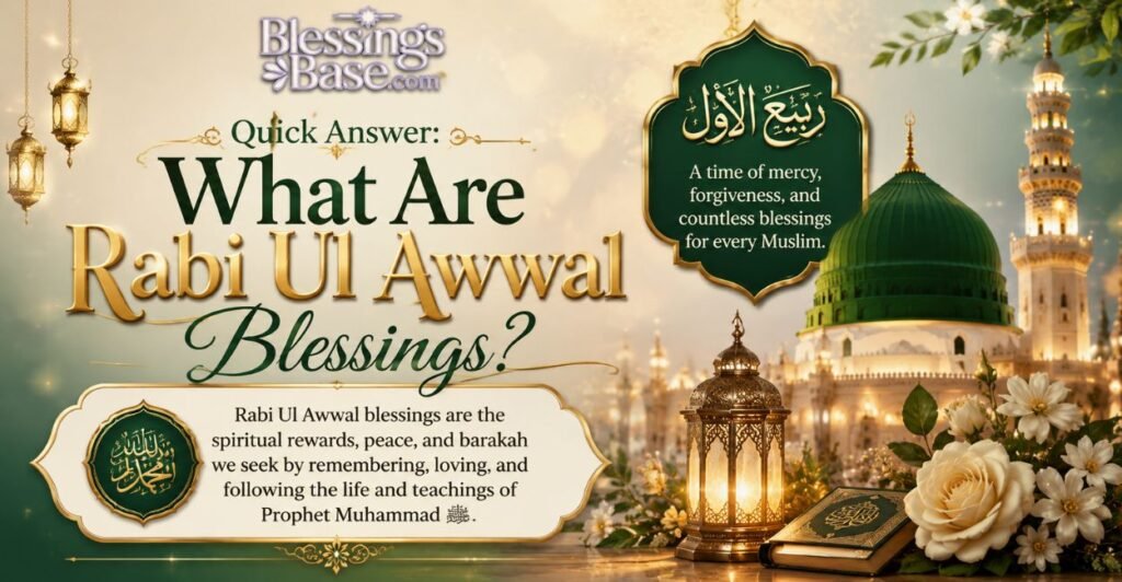  What Are Rabi Ul Awwal Blessings?