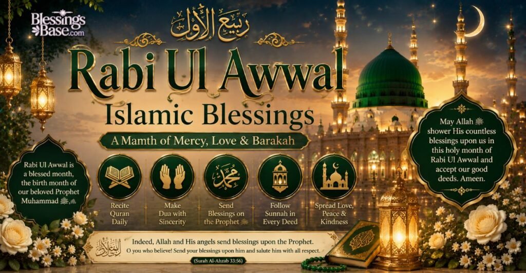 Rabi Ul Awwal Islamic Blessings