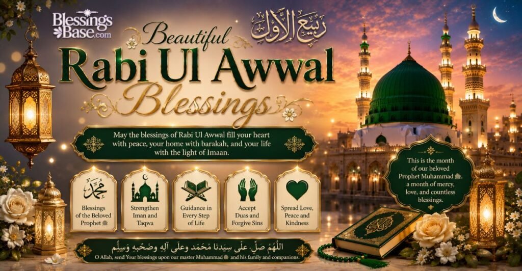 Beautiful Rabi Ul Awwal Blessings