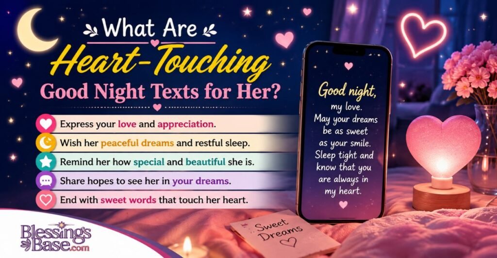 What Are Heart-Touching Good Night Texts for Her?