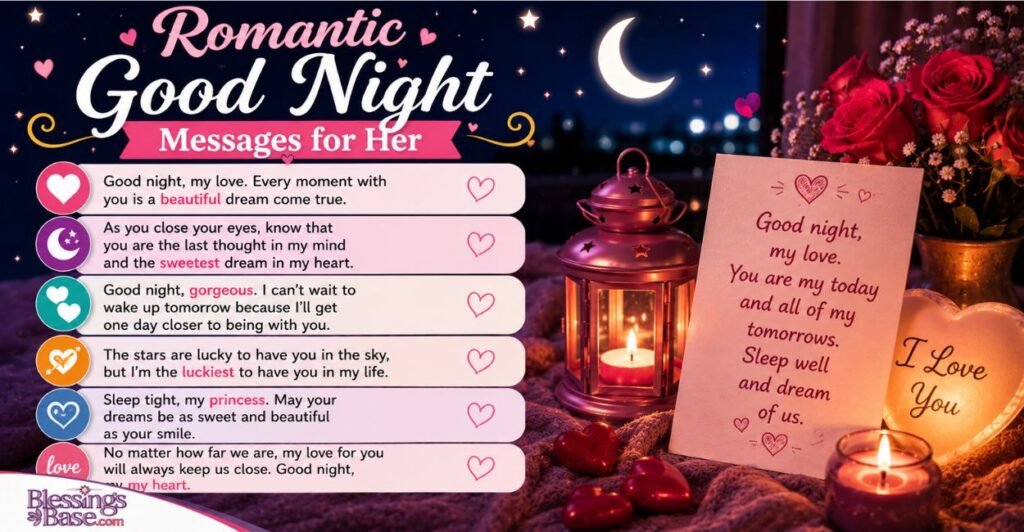 Romantic Good Night Messages for Her