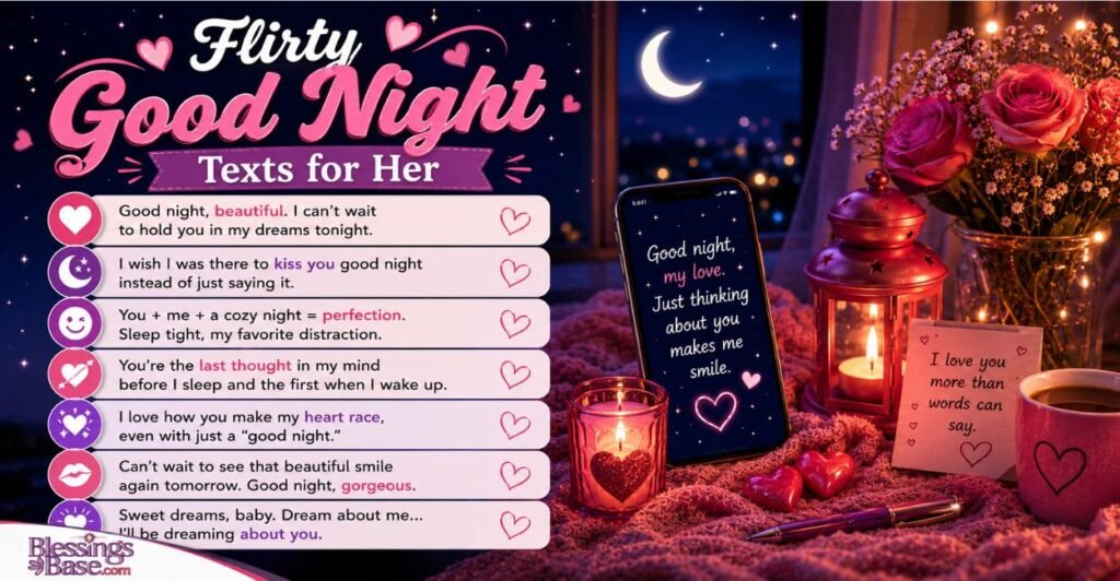 Heart-Touching Good Night Messages for Her