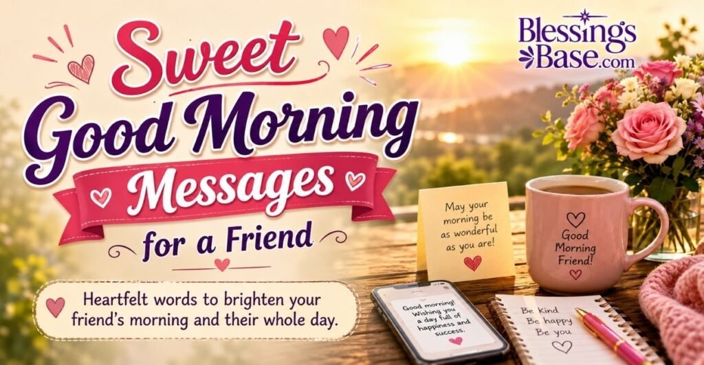 Sweet Good Morning Messages for a Friend