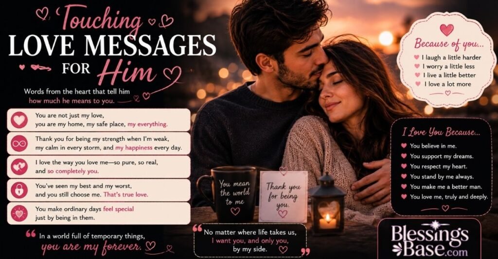 Touching Love Messages for Him